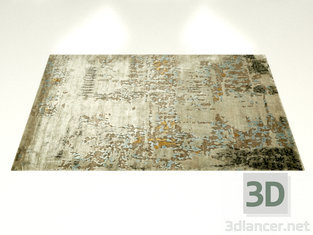 3d модель Вузликовий килим, дизайн Saturn – превью