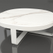 modèle 3D Table basse ronde Ø90 (DEKTON Aura, Gris Agate) - preview