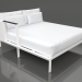 3d model Sofa module XL, section 2 right (White) - preview