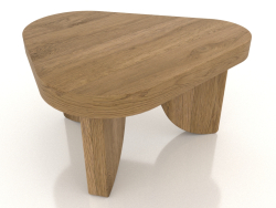 Mesa de centro COBBLE (XS, carvalho natural)