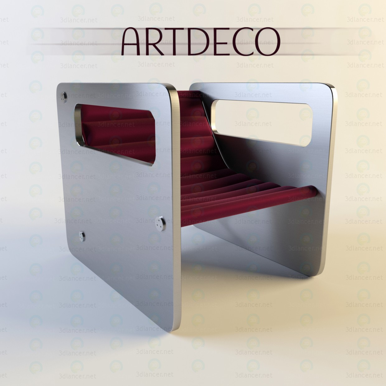 Modelo 3d ArtDeco - preview