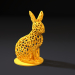 modello 3D di Voronoi di coniglio comprare - rendering