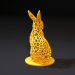 3d Rabbit voronoi model buy - render