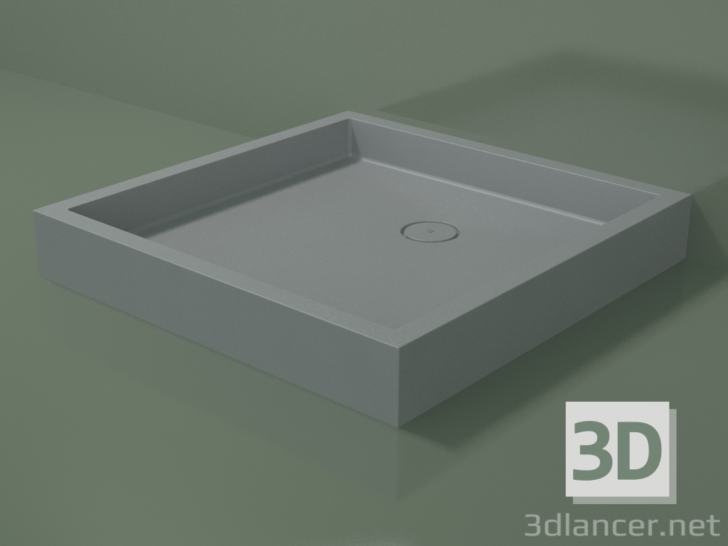 3D modeli Duş teknesi Alto (30UA0148, Gümüş Gri C35, 100x100 cm) - önizleme