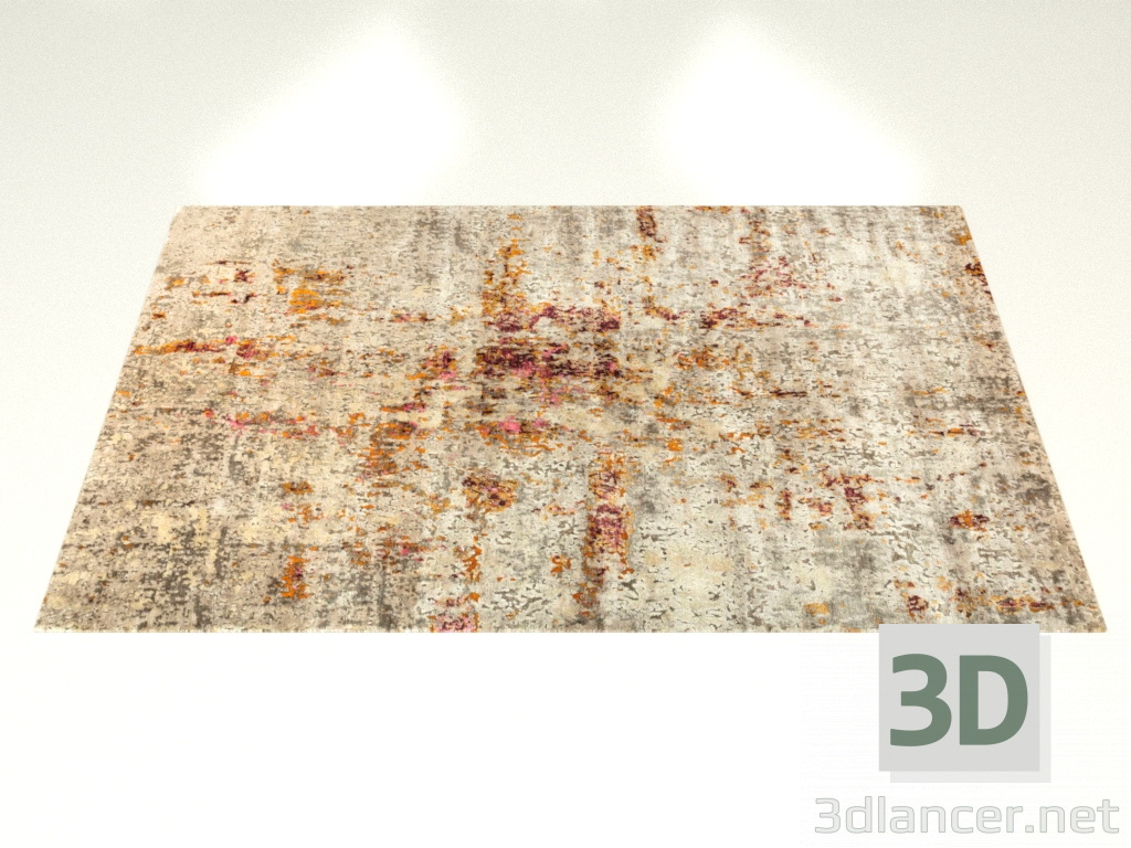 3D Modell Geknüpfter Teppich, Design Sorrento - Vorschau