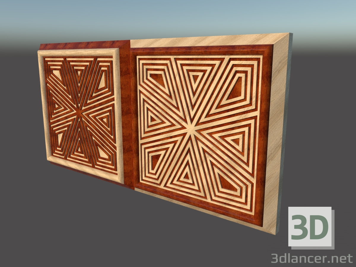3D modeli Dekoratif paneller - önizleme