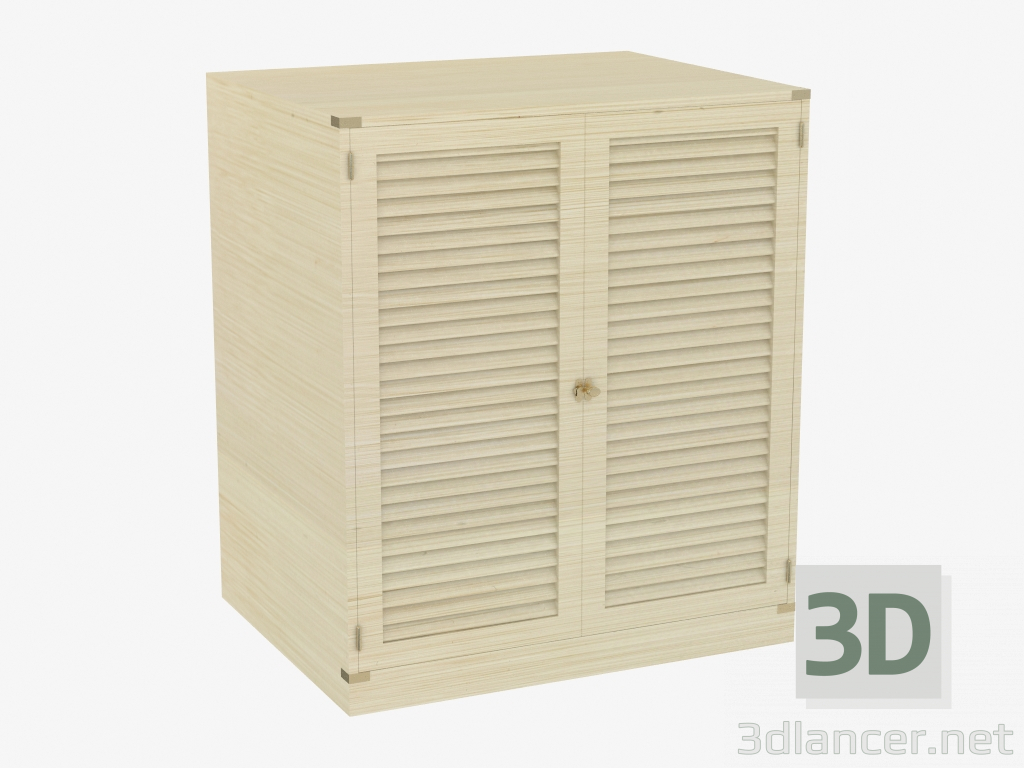 3d model Pedestal in a marine style with decorative grilles - preview