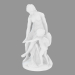3d модель Мраморная скульптура Venus teaching cupid to use his bow – превью