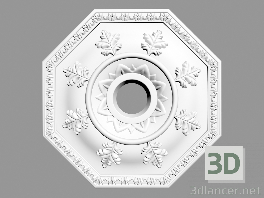 3D modeli Tavan çıkışı (P30) - önizleme