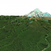 modello 3D di Mount Taranaki / mount Egmont modello 3D / modello 3D del monte Taranaki, Nuova Zelanda comprare - rendering