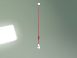 Lámpara colgante de carrete (roja)