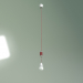 3d model Pendant lamp Spool (red) - preview