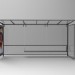 modello 3D di Autobus stazione comprare - rendering