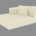 3d model The end element of the Cadillac sofa - preview
