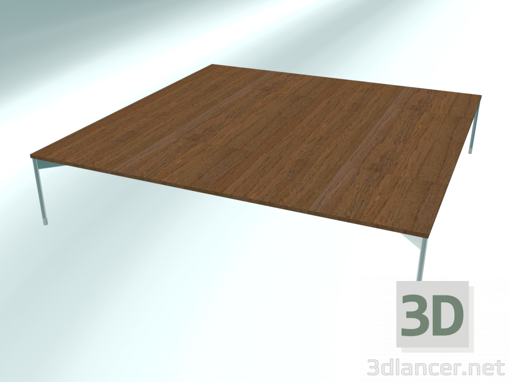 3d модель Стіл кавовий квадратний низький (CS41 Chrome НМ12, 1200x1200x250 mm) – превью