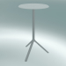3d model Table MIURA (9553-71 (Ø 60cm), H 108cm, white, white) - preview