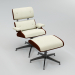 modello 3D di Eames Lounge Chair e ottomana comprare - rendering