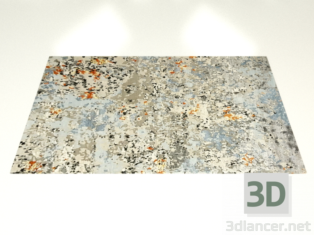 3d модель Вузликовий килим, дизайн Terre – превью