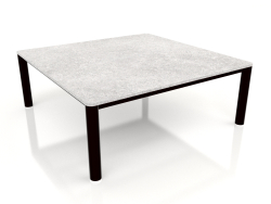 Coffee table 94×94 (Black, DEKTON Kreta)