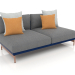 Modelo 3d Módulo de sofá, seção 4 (azul noturno) - preview