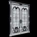 Clásico Beige doble puerta 3D modelo Compro - render