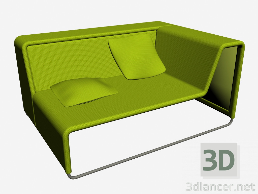 modèle 3D Canapé modulaire île DX - preview