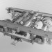 3 डी भूमिगत ट्रेन चेसिस मॉडल खरीद - रेंडर
