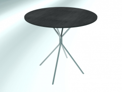 Medium round table (RH20 Chrome CER3, Ø800 mm, H740 mm)