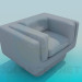 3d model Square Chair - preview