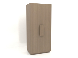 Wardrobe MW 04 wood (option 2, 1000x650x2200, wood grey)
