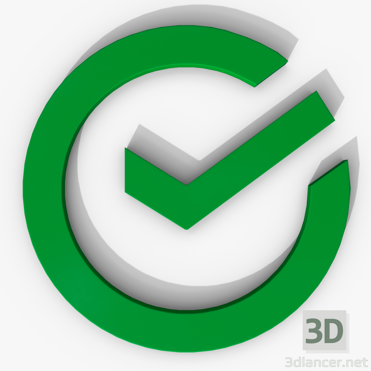 Sber-Logo 3D-Modell kaufen - Rendern