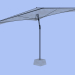 modello 3D parasole - anteprima