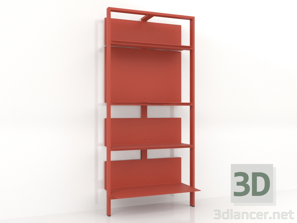 modèle 3D Système d'étagères (composition 05) - preview