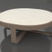 modello 3D Tavolino rotondo Ø90 (DEKTON Danae, Bronzo) - anteprima