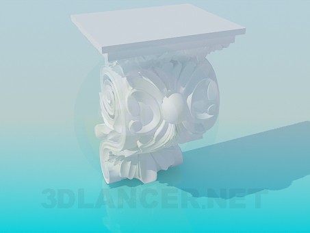 modèle 3D Élément de la corniche - preview