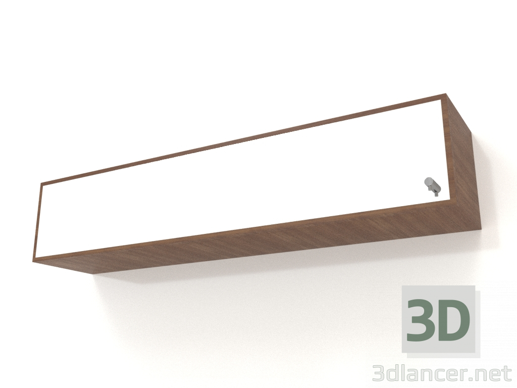 3D Modell Spiegel mit Schublade ZL 09 (1000x200x200, Holzbraun hell) - Vorschau