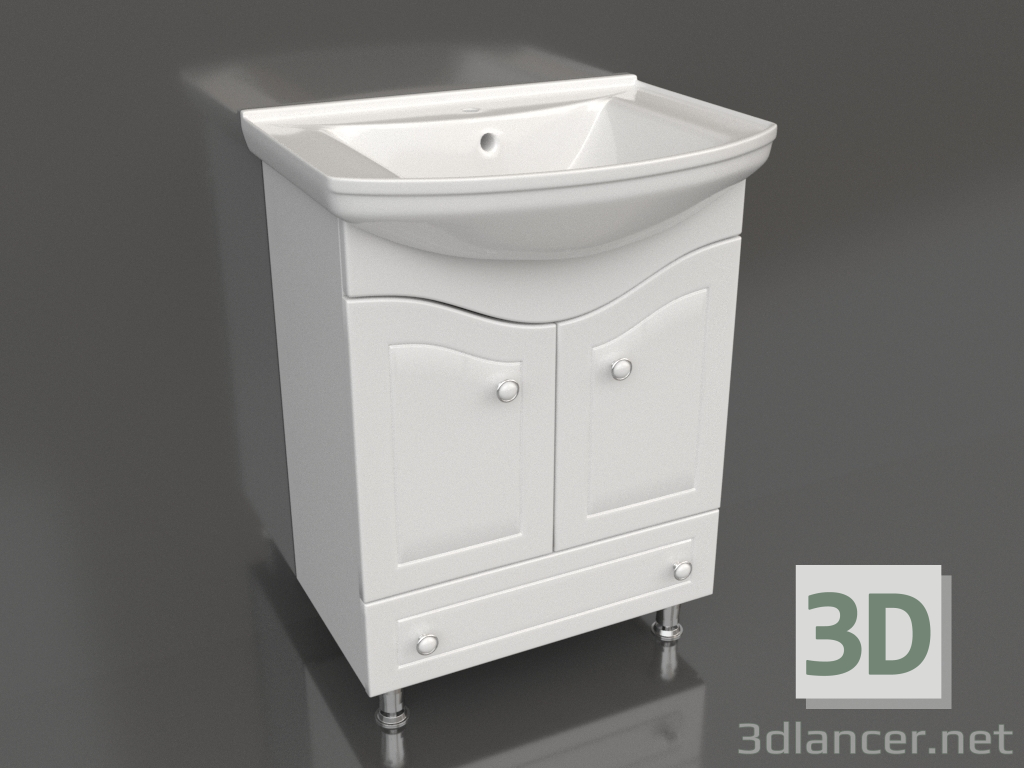 3d model Mueble de suelo 65 cm (FR0106) - vista previa