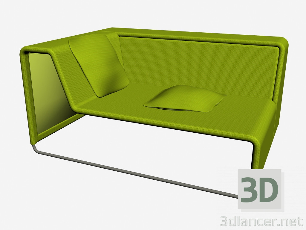 modèle 3D Canapé modulaire île SX - preview