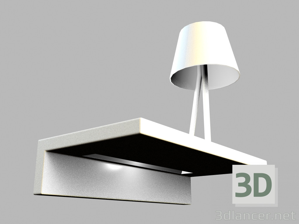 modello 3D Lampada da parete 6046 - anteprima
