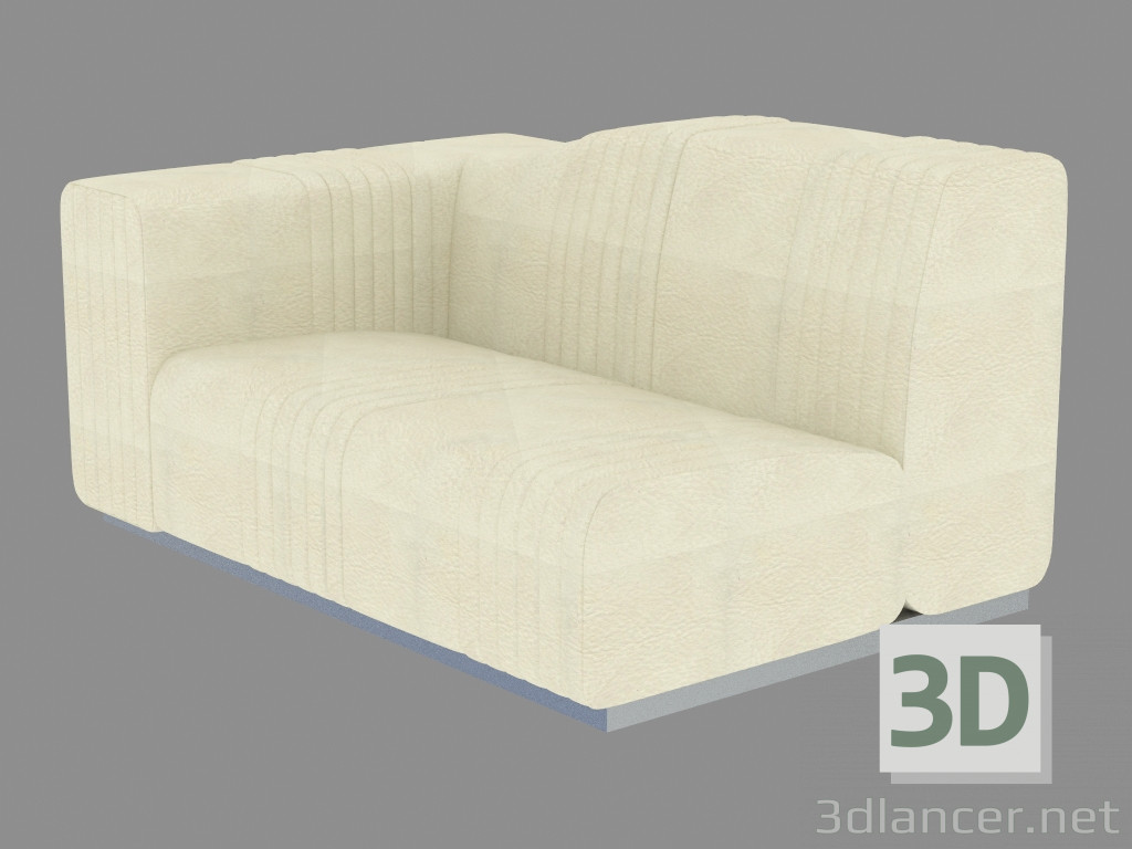 3D Modell Das Endelement des Sofa Cadillac (210) - Vorschau