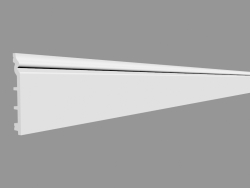 Plinto SX118 - CONTORNO (200 x 13,8 x 1,8 cm)