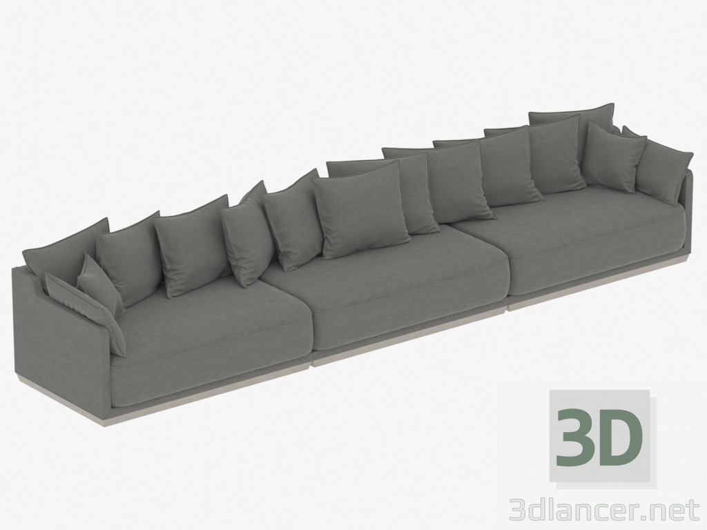 3d модель Модульный диван SOHO 4620мм (арт. 823-821-824) – превью