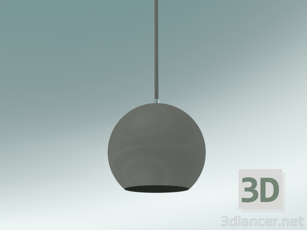 Modelo 3d Luminária pendente Topan (VP6, Ø21cm, H 19cm, cinza bege) - preview