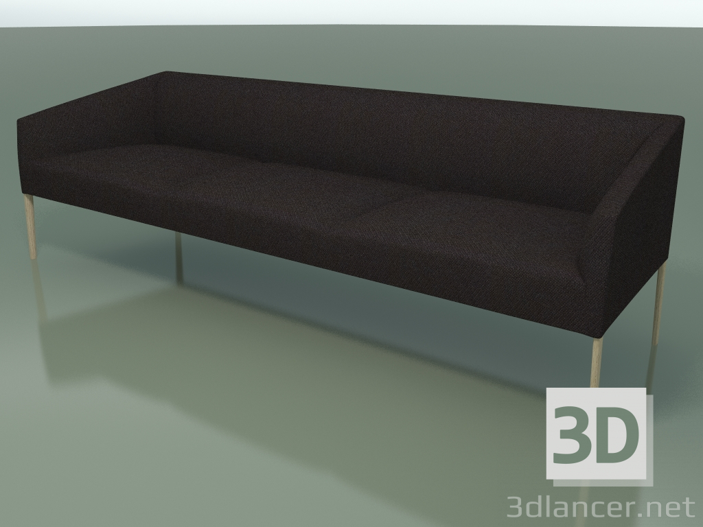 3D Modell Sofa Triple 2713 (gebleichte Eiche) - Vorschau