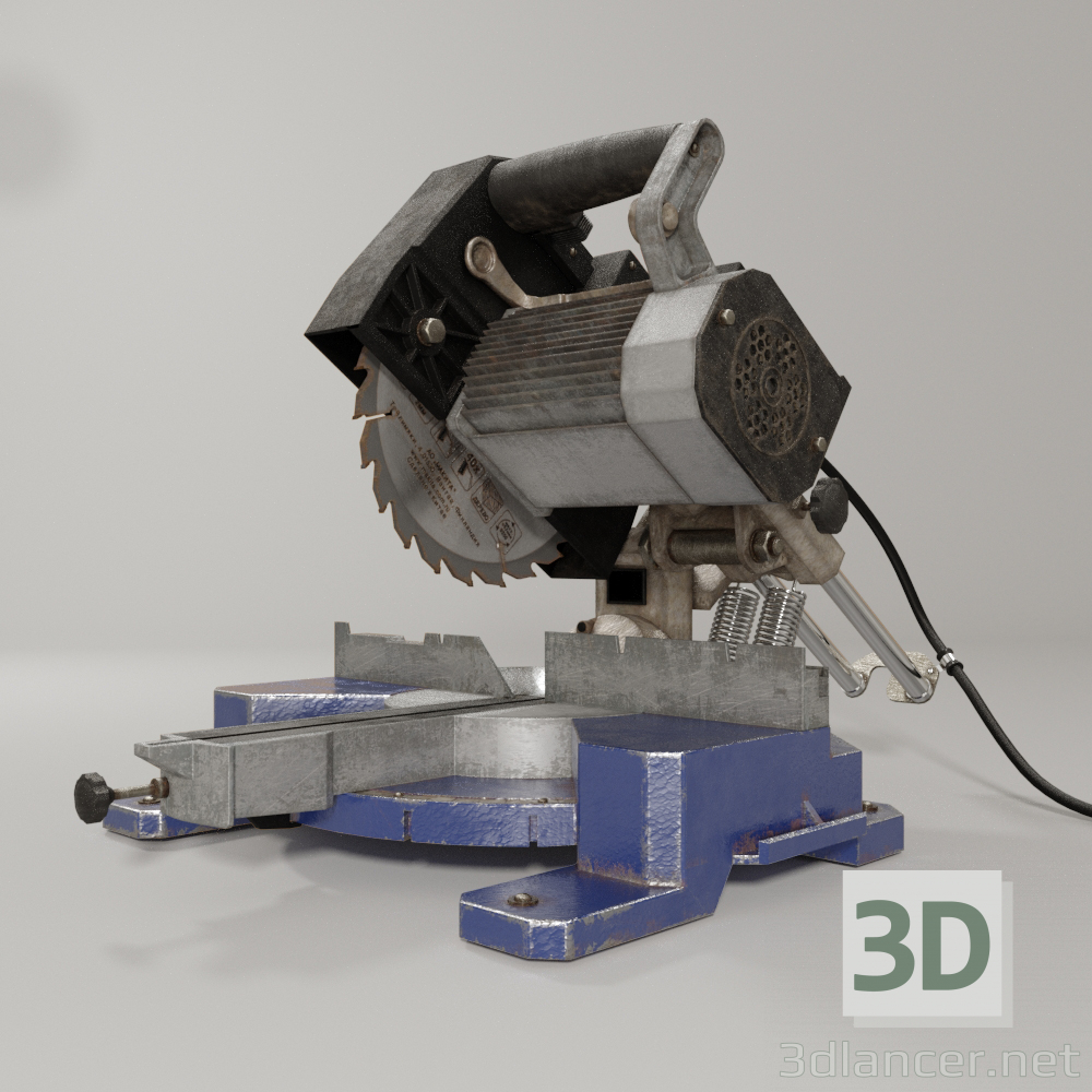 3D Elektra Beckum gönye testeresi modeli satın - render