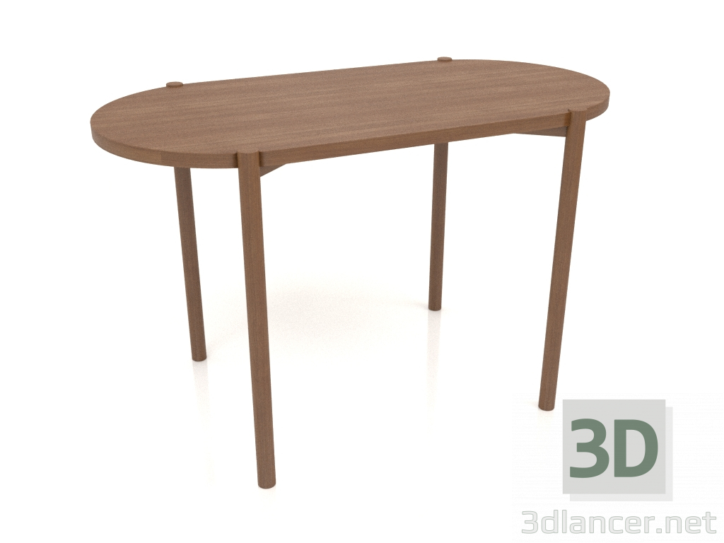 3d model Dining table DT 08 (straight end) (1200x624x754, wood brown light) - preview
