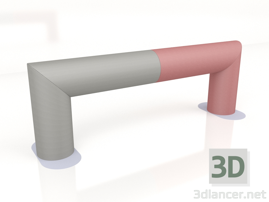 3D Modell Sitzrollen-Anlehnschiene RL03 - Vorschau
