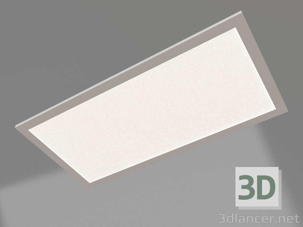 3D Modell Lampe DL-INTENSO-S300x600-28W Warm3000 (WH, 120 Grad, 230V) - Vorschau
