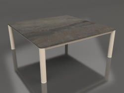 Coffee table 94×94 (Sand, DEKTON Radium)