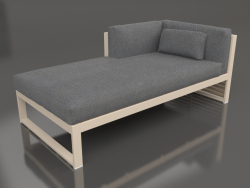 Modulares Sofa, Abschnitt 2 links (Sand)